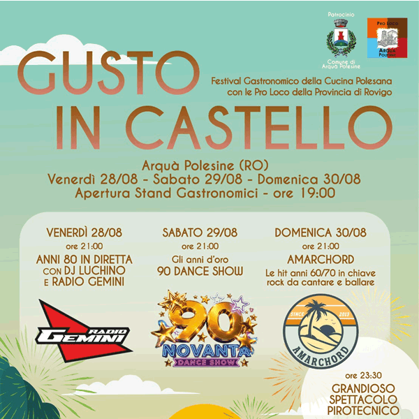 gusto al castello 2026